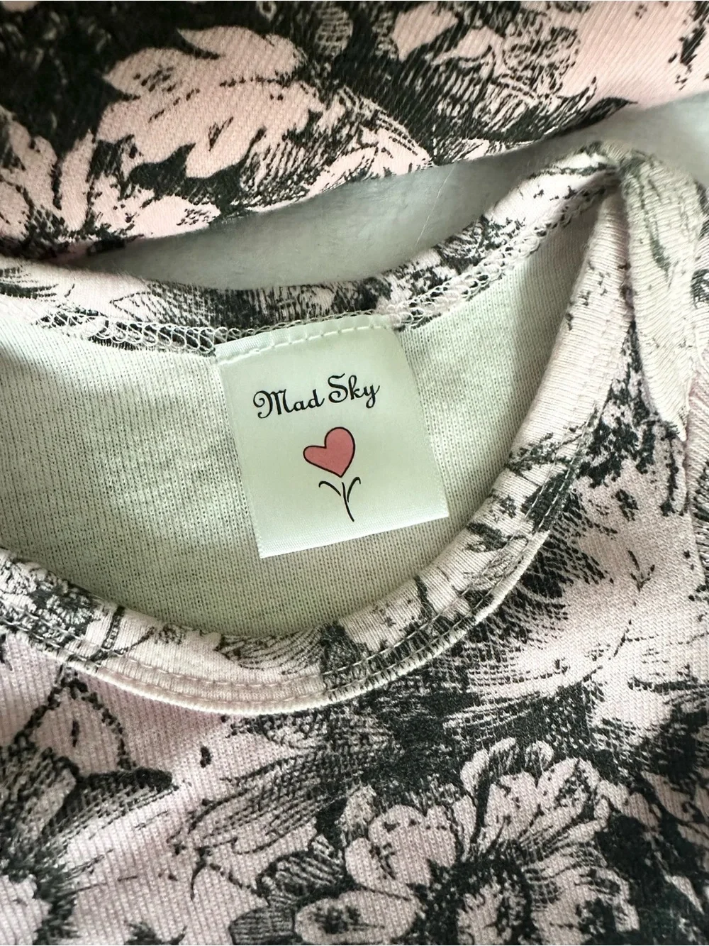 Blooming Blush Pink Floral Baby Pajama Set by